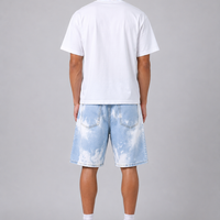 Bleched Denim Short