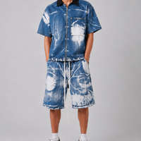 Bleached Denim Set