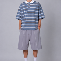 Midnight Striped Polo