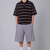 Midnight Striped Polo